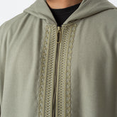 Wool Thawb Light Olive